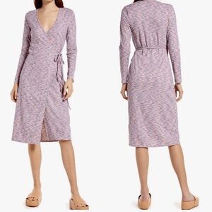 Lisa Says Gah Lucille Longsleeve Wrap Dress